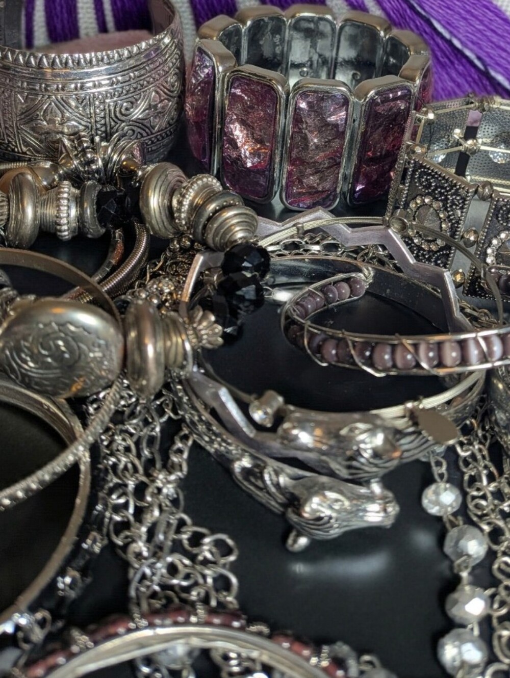 ✨ Ultimate Bohemian Silver Statement Bracelet Lot ✨ - Picture 3 of 12